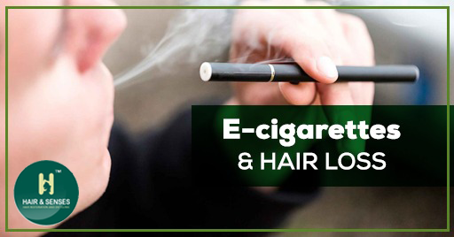 E cigarettes and hair loss